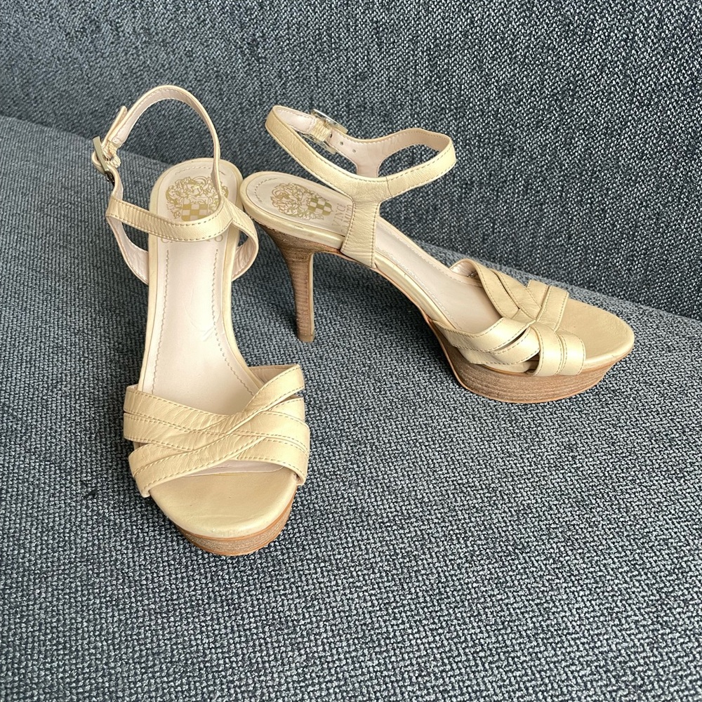 Vince Camuto “Paden” Tan Sandal Heels
